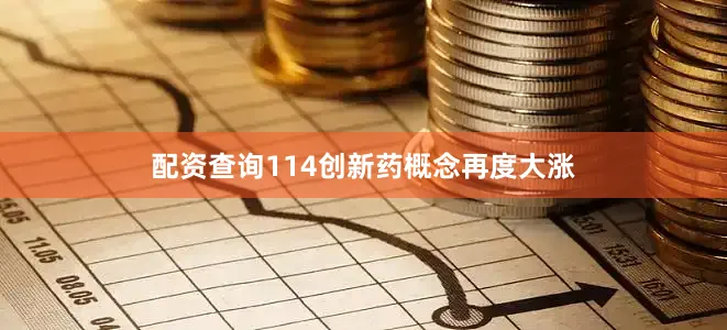 配资查询114　　创新药概念再度大涨