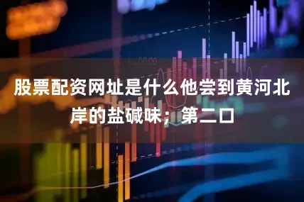 股票配资网址是什么他尝到黄河北岸的盐碱味；第二口